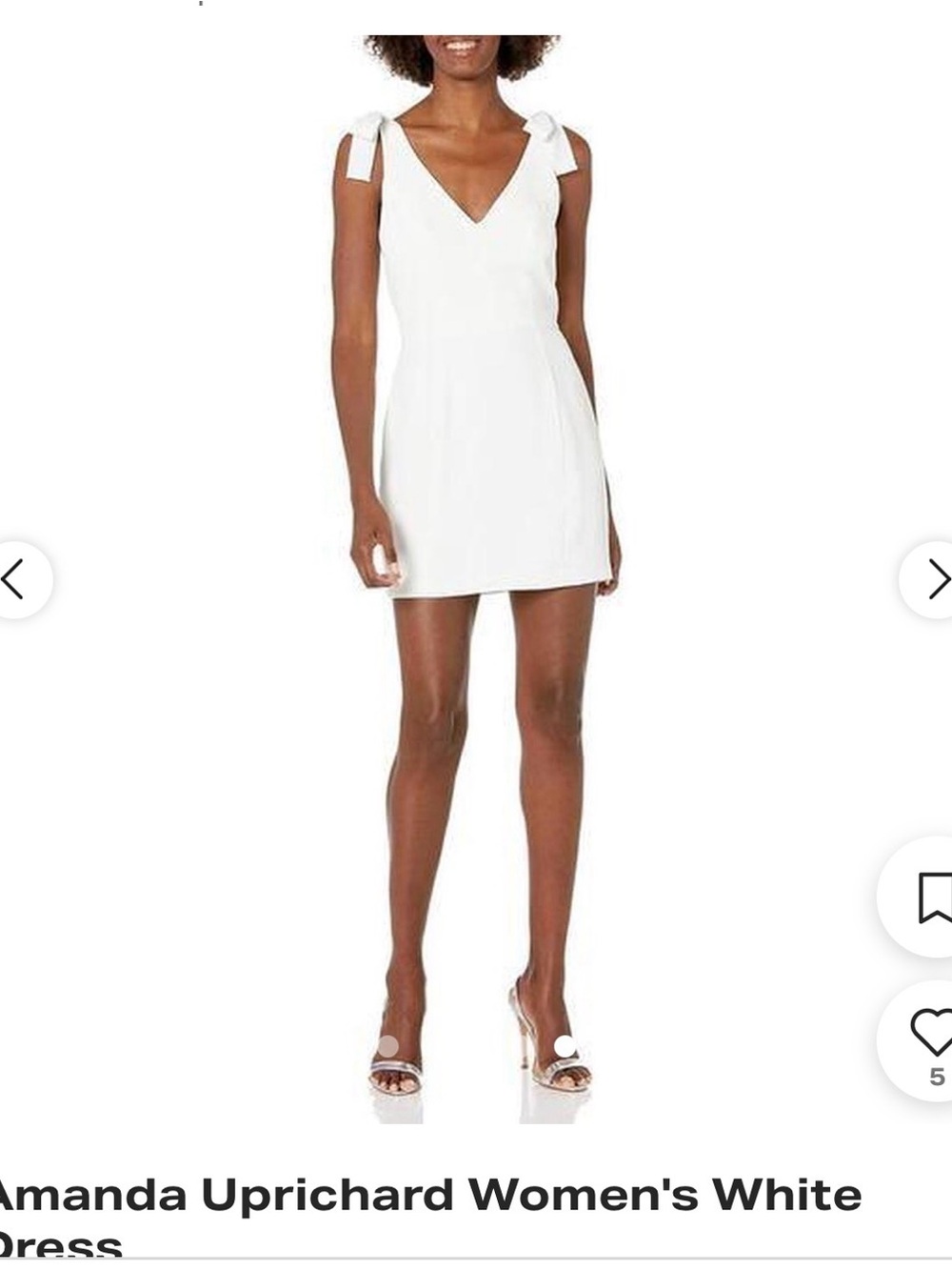 Amanda uprichard cream mini dress